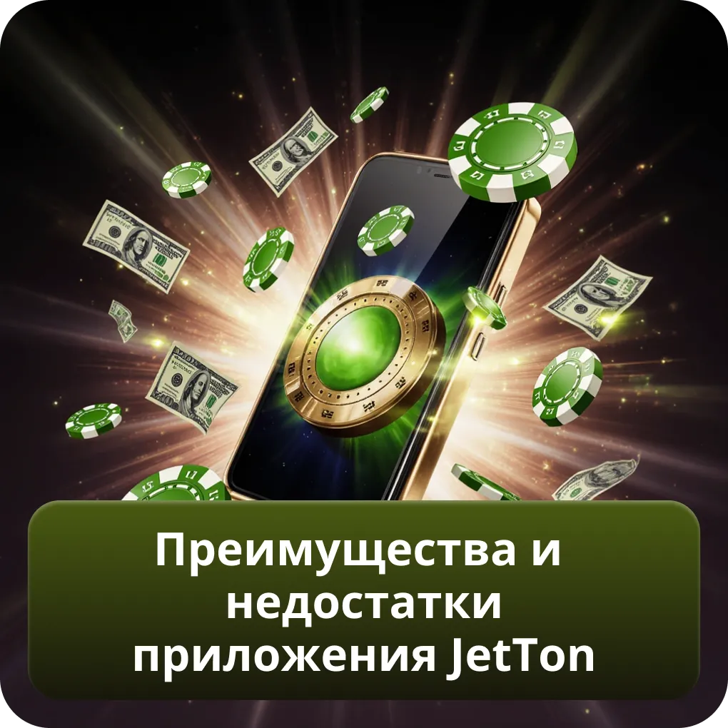 Преимущества и недостатки приложения JetTon