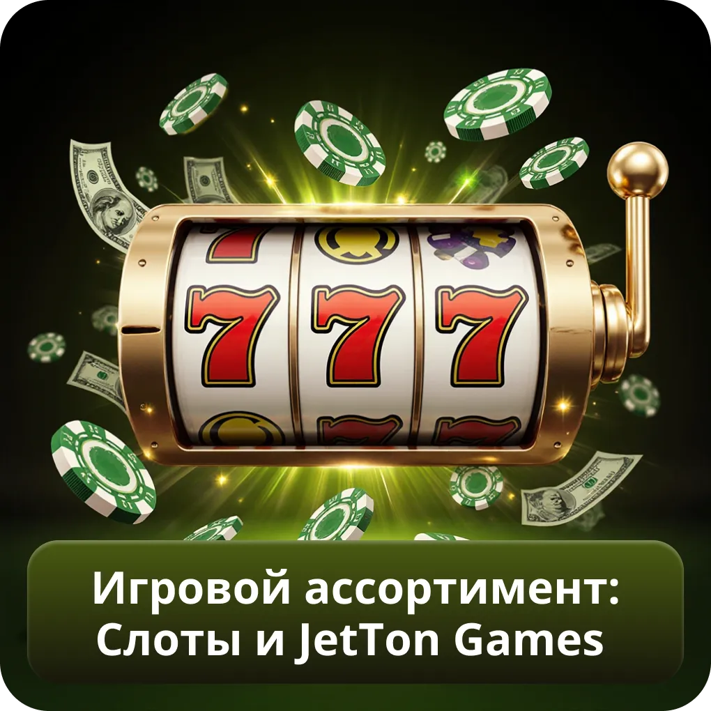 Игровой ассортимент JetTon Casino — слоты и JetTon Games